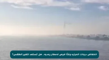 انخفاض درجات الحرارة وغدًا فرص لأمطار رعدية.. هل تستعد لتغير الطقس؟